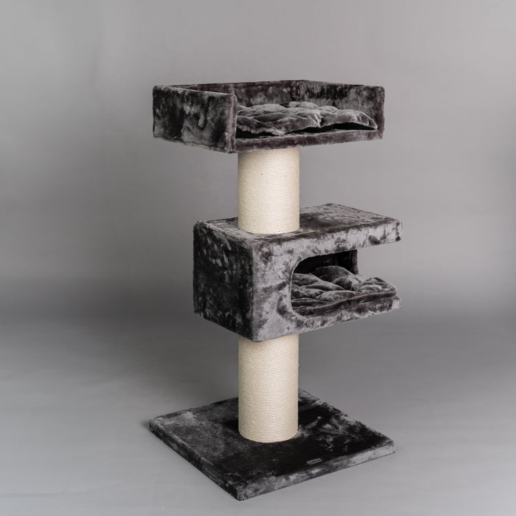 Cat Scratcher Maine Coon Lounge Retreat (Dark Grey)
