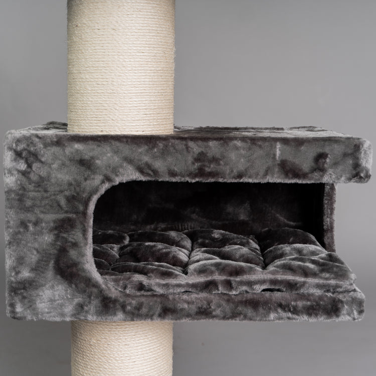 Cat Scratcher Maine Coon Lounge Retreat (Dark Grey)