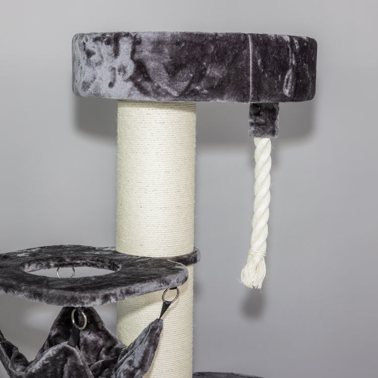 Cat Tree Maine Coon Sleeper Crown (Dark Grey)
