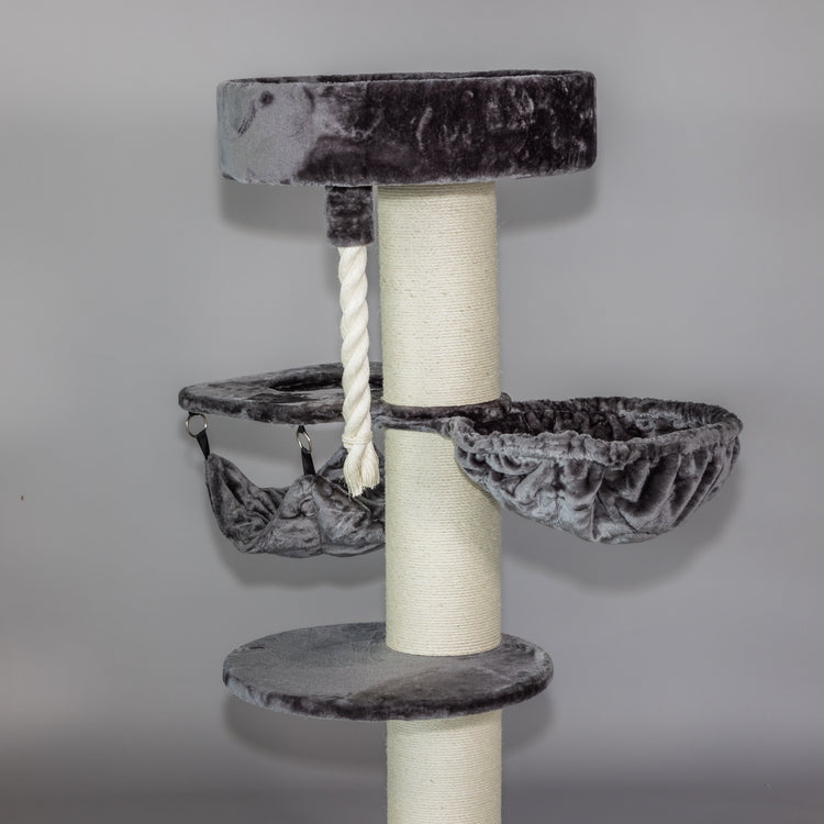 Cat Tree Maine Coon Sleeper Crown Plus (Dark Grey)