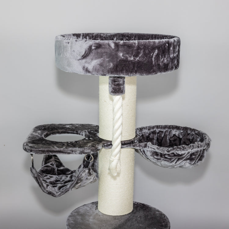 Cat Tree Maine Coon Sleeper Crown Plus (Dark Grey)