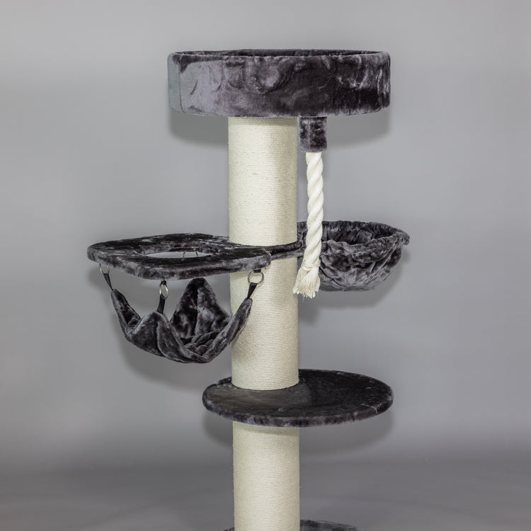 Cat Tree Maine Coon Sleeper Crown Plus (Dark Grey)