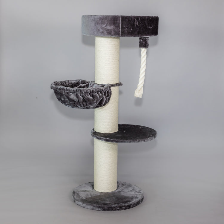 Cat Tree Maine Coon Sleeper de Luxe (Dark Grey)