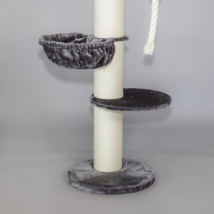 Cat Tree Maine Coon Sleeper de Luxe (Dark Grey)