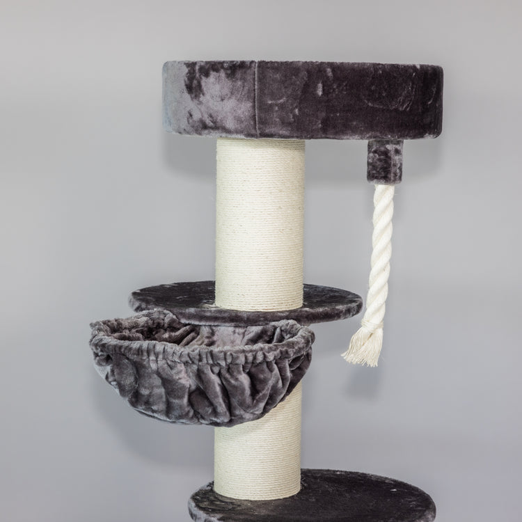Cat Tree Maine Coon Sleeper Plus (Dark Grey)