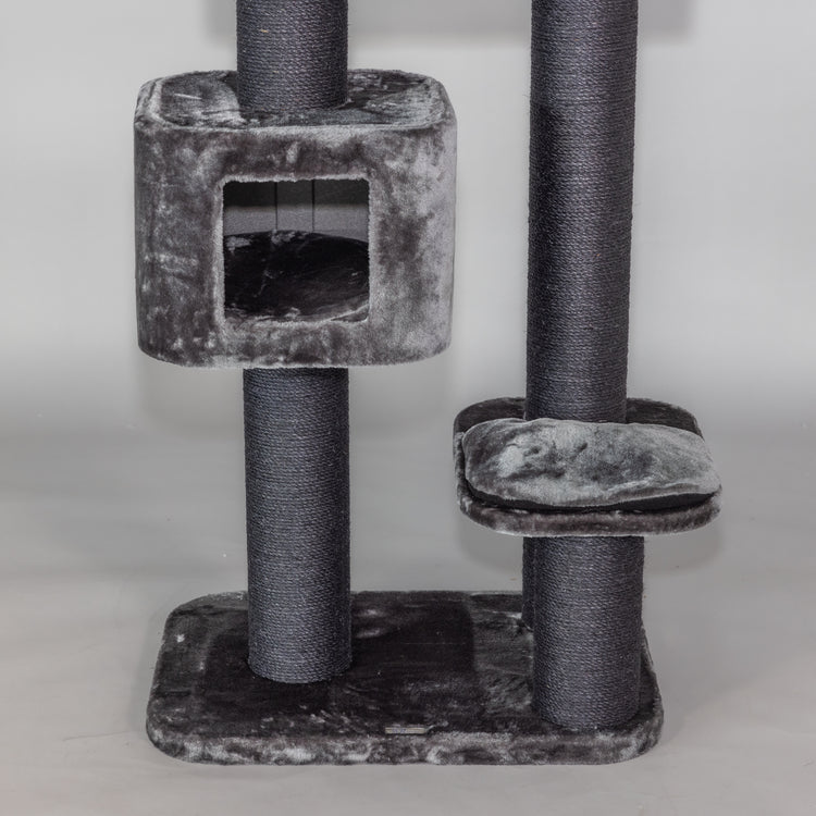 Cat Tree Devon Rex Blackline (Dark Grey)