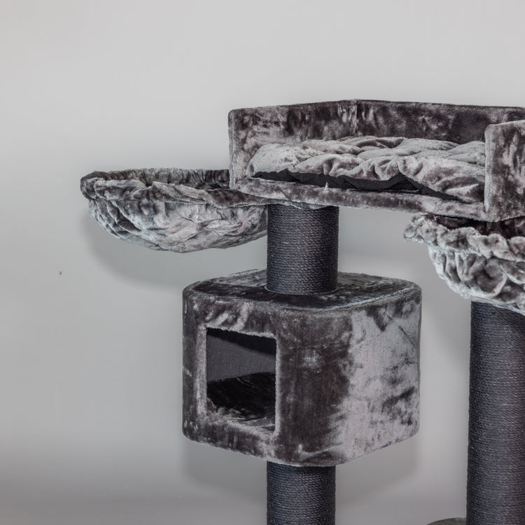 Cat Tree Devon Rex Blackline Plus (Dark Grey)