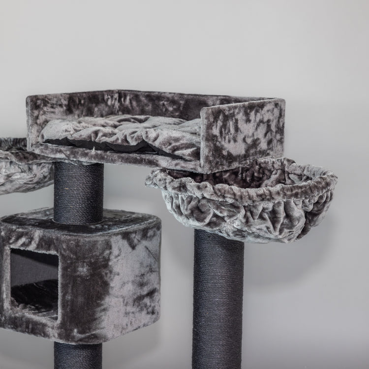 Cat Tree Devon Rex Blackline Plus (Dark Grey)