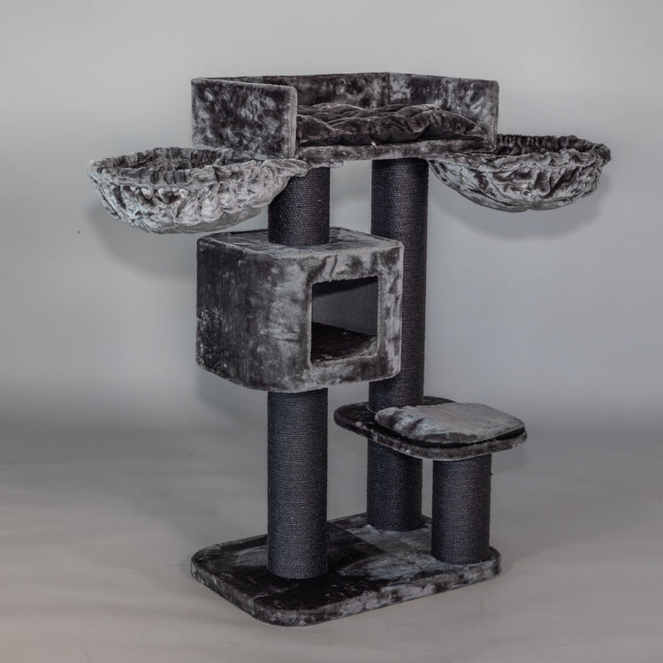 Cat Tree Devon Rex Blackline Plus (Dark Grey)