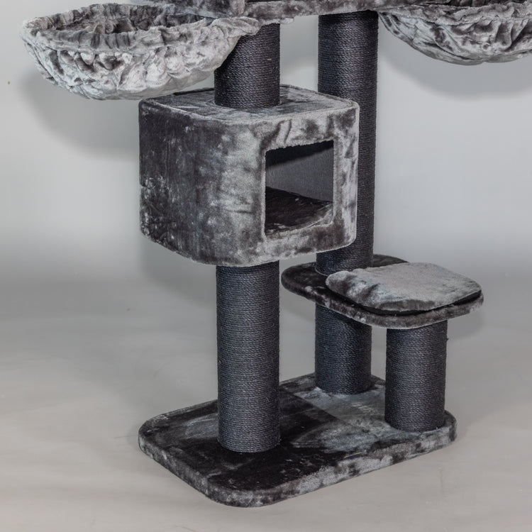 Cat Tree Devon Rex Blackline Plus (Dark Grey)