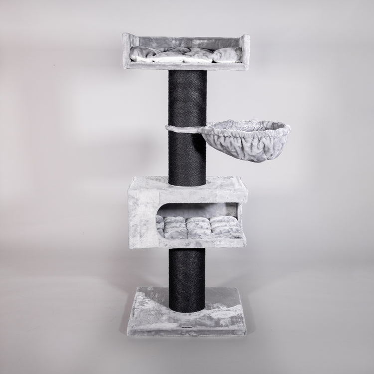 Cat Scratcher Royalty Retreat Blackline (Light Grey)