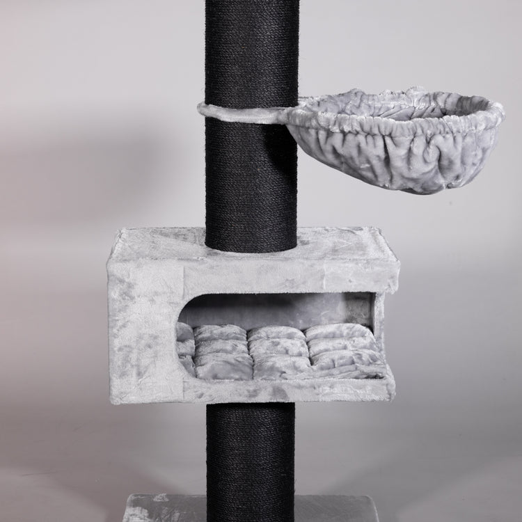 Cat Scratcher Royalty Retreat Blackline (Light Grey)