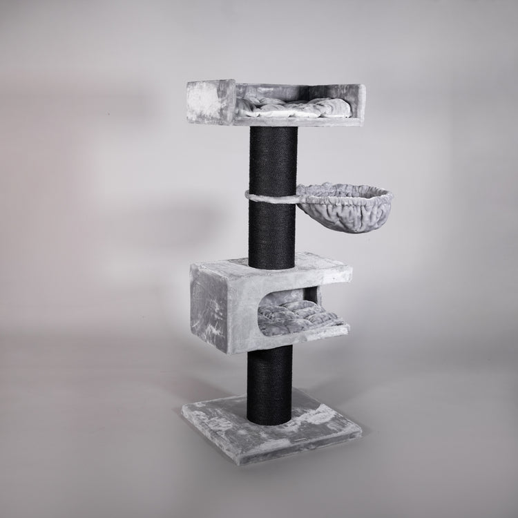 Cat Scratcher Royalty Retreat Blackline (Light Grey)