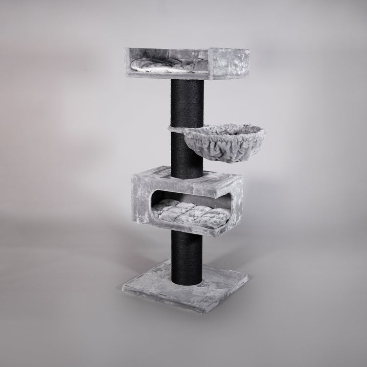 Cat Scratcher Royalty Retreat Blackline (Light Grey)