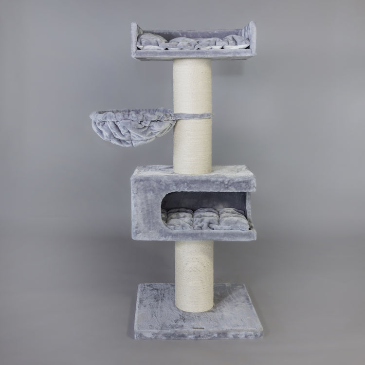Cat Scratcher Royalty Retreat (Light Grey)