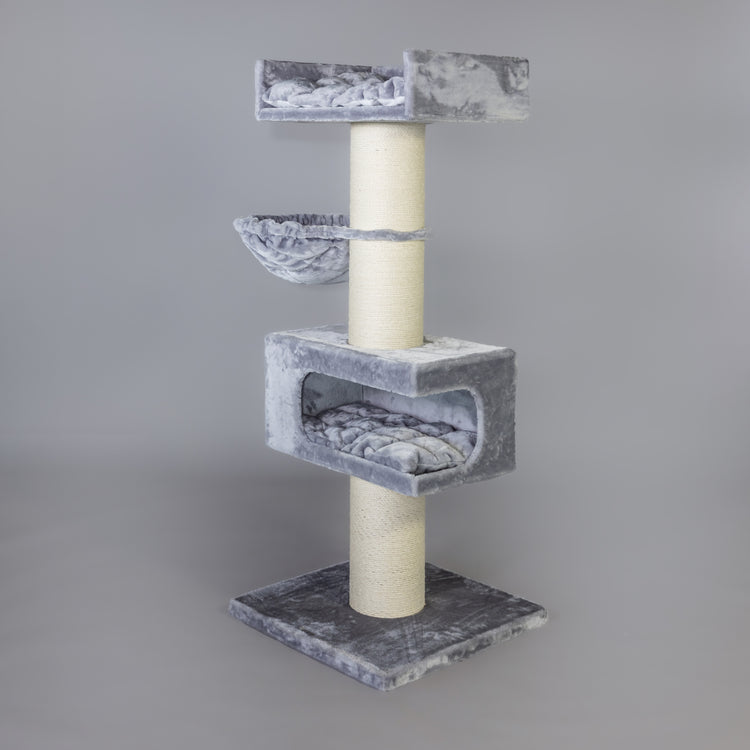 Cat Scratcher Royalty Retreat (Light Grey)