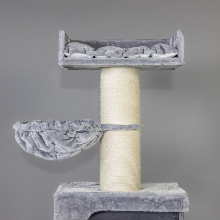 Cat Scratcher Royalty Retreat (Light Grey)