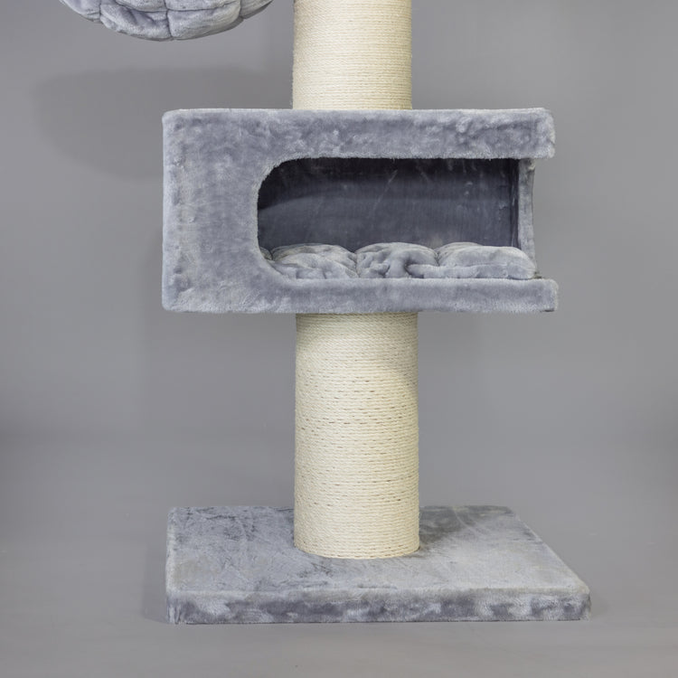Cat Scratcher Royalty Retreat (Light Grey)