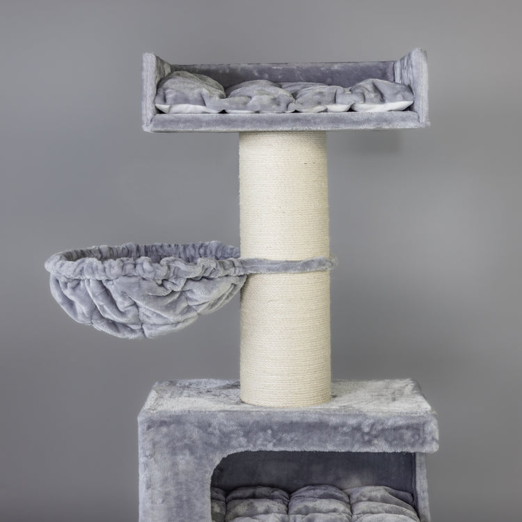 Cat Scratcher Royalty Retreat (Light Grey)