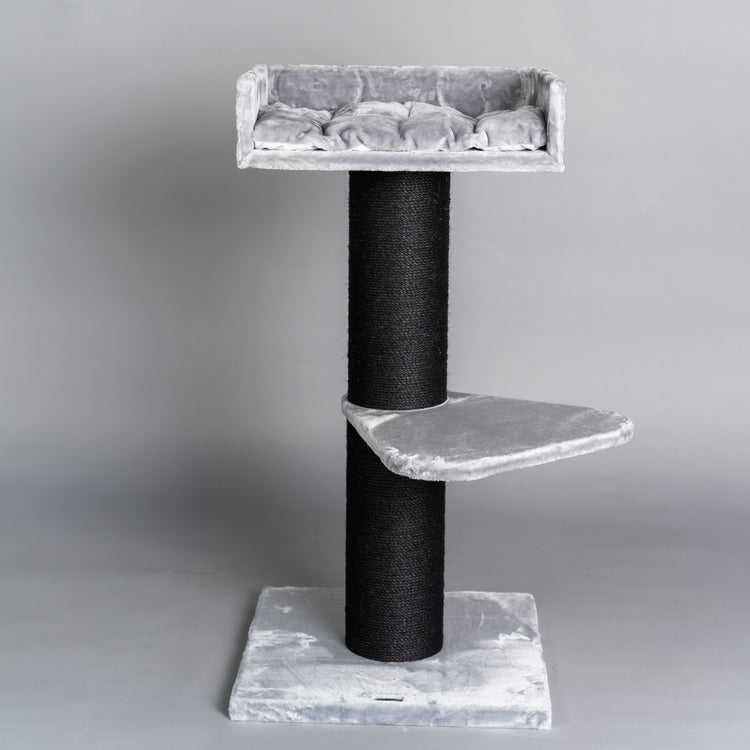 Cat Tree Maine Coon Lounge Blackline (Light Grey)