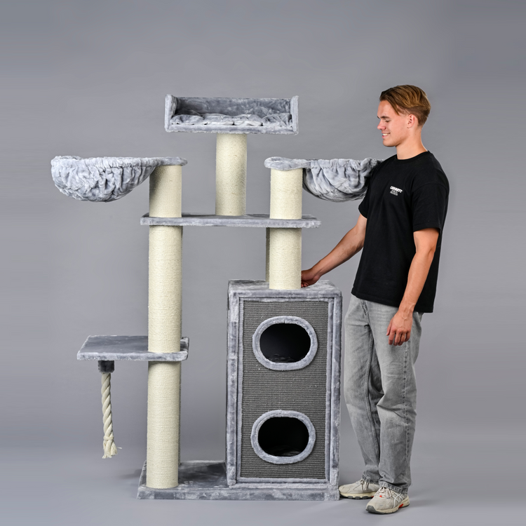 Cat Tree Cat Paradise (Light Grey)