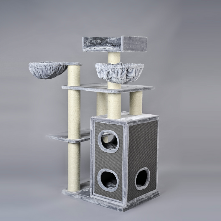 Cat Tree Cat Paradise (Light Grey)
