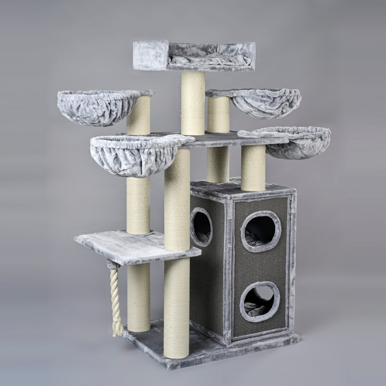 Cat Tree Cat Paradise Plus (Light Grey)