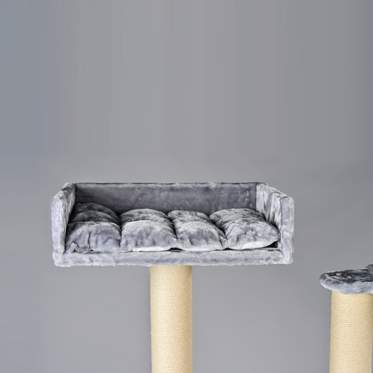 Cat Tree Cat Penthouse (Light Grey)