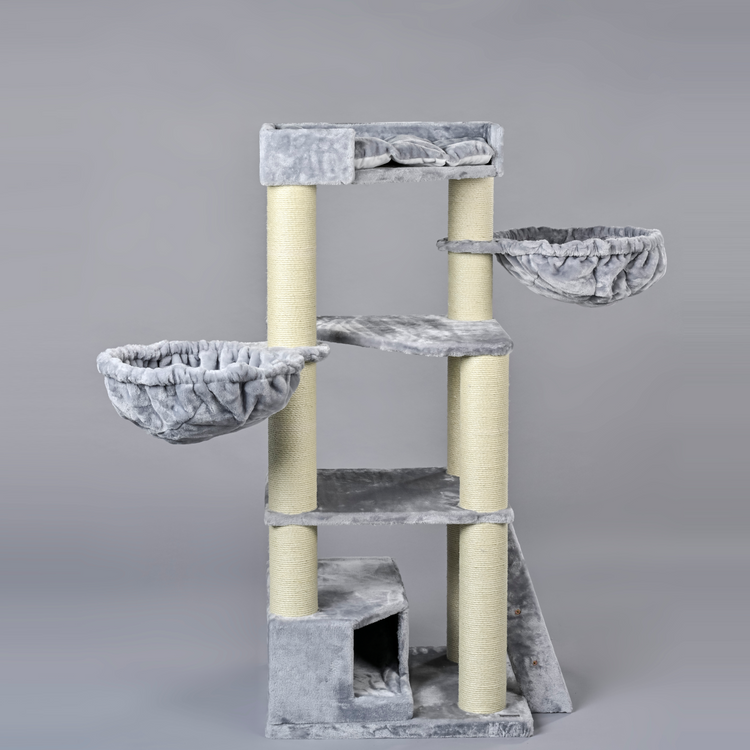Cat Tree Corner Coon (Light Grey)