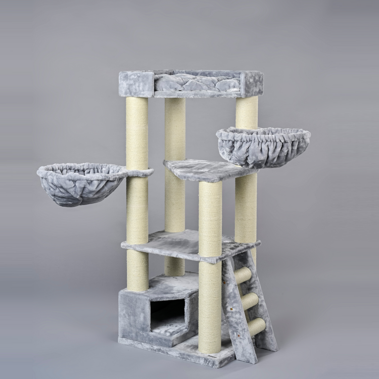 Cat Tree Corner Coon (Light Grey)