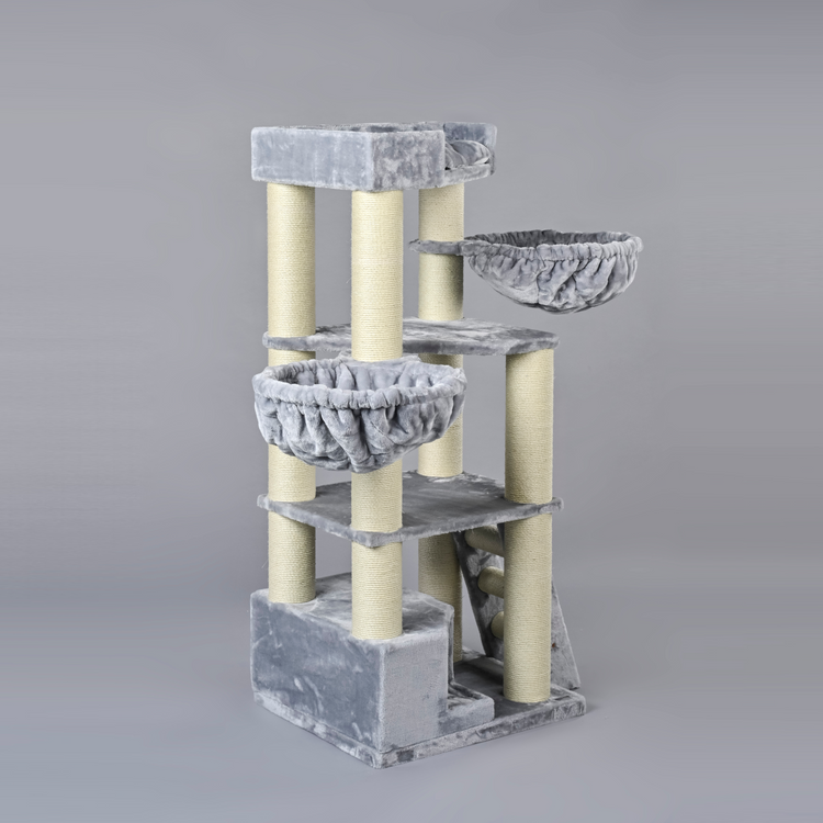 Cat Tree Corner Coon (Light Grey)
