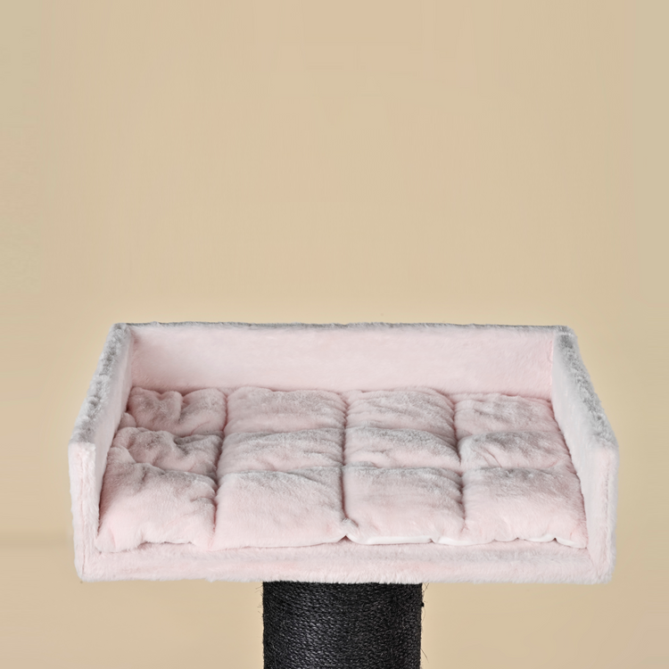 Cat Tree Royalty Blackline de Luxe (Pink Teddy)