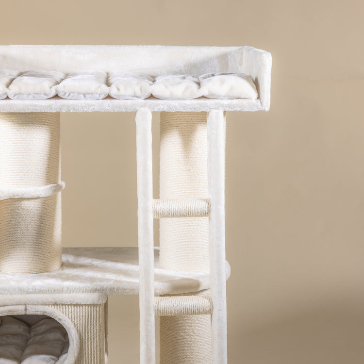 Krabpaal Siberian Cat Castle (Cream)