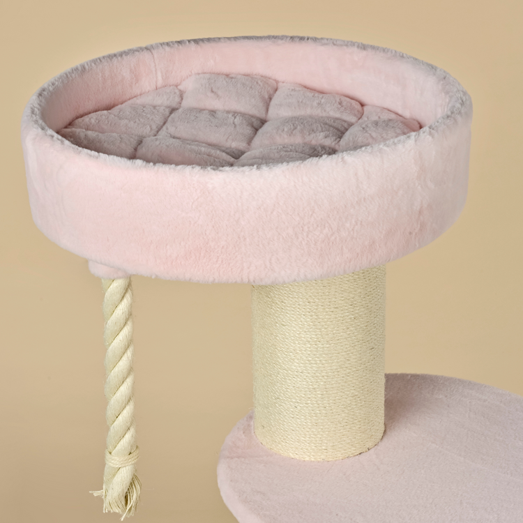 Cat Tree Maine Coon Sleeper (Pink Teddy)