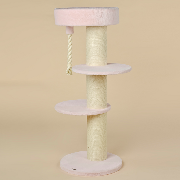 Cat Tree Maine Coon Sleeper (Pink Teddy)