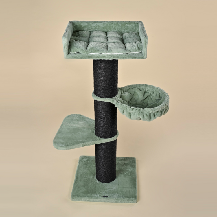 Cat tree Royalty Blackline De luxe (Pistachio Teddy)