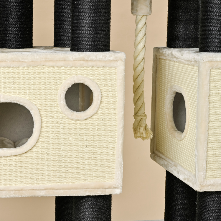 Cat Tree Royal Cat Palace Blackline (Cream)