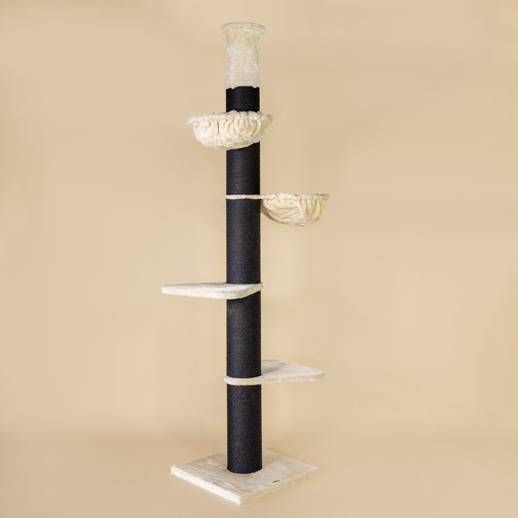 Cat Tree Maine Coon Tower Blackline (Cream)