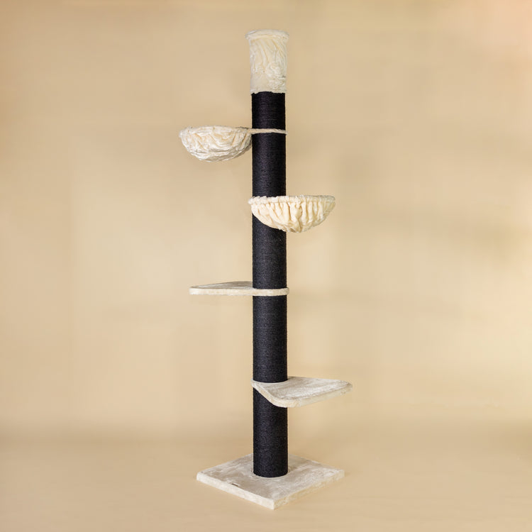 Cat Tree Maine Coon Tower Blackline (Cream)