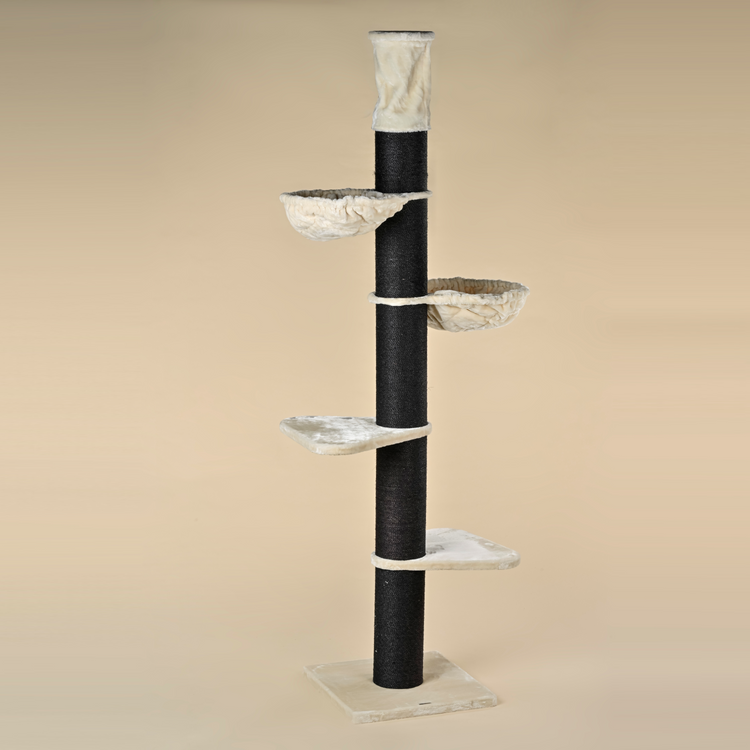 Cat Tree Maine Coon Tower Blackline (Cream) 265-285 cm