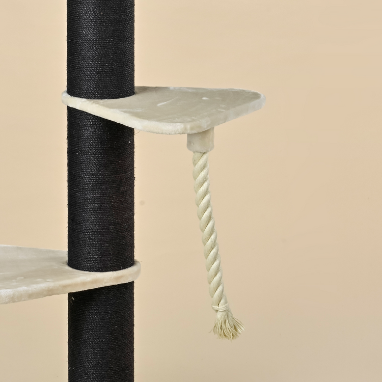 Cat Tree Maine Coon Tower Blackline Crown (Cream) 275-295 cm