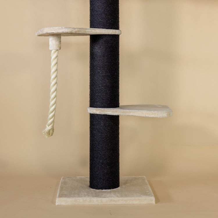 Cat Tree Maine Coon Tower Blackline Crown (Cream)
