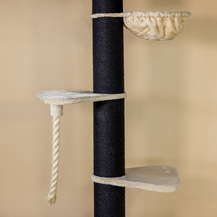 Cat Tree Maine Coon Tower Blackline Crown (Cream)