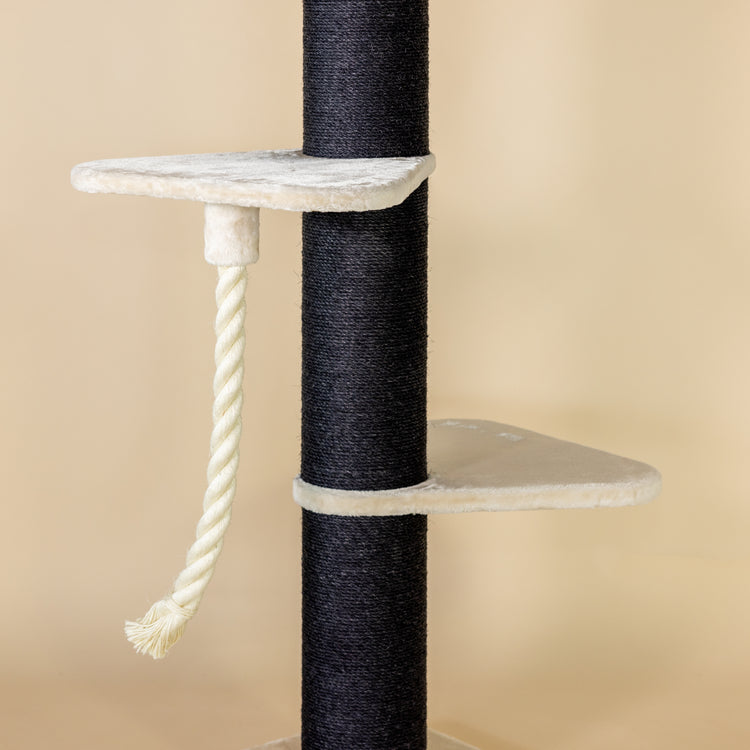 Cat Tree Maine Coon Tower Blackline Crown (Cream) 225-245 cm