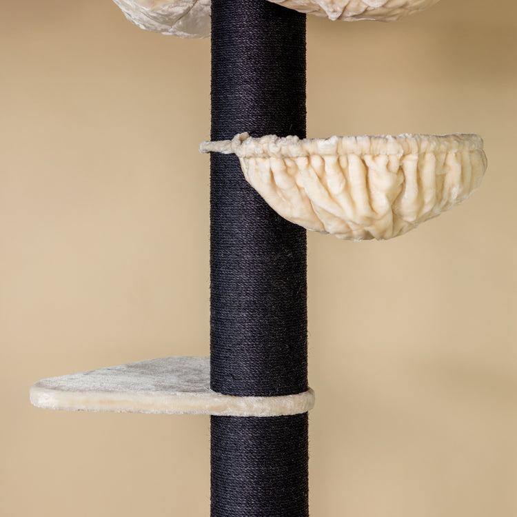 Cat Tree Maine Coon Tower Blackline Plus (Cream) 275-295 cm