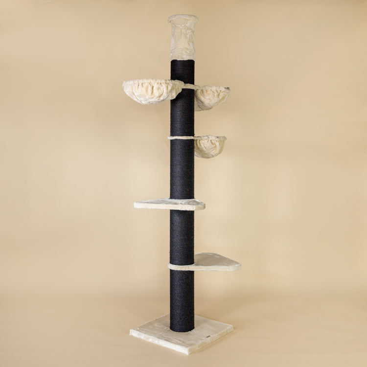 Cat Tree Maine Coon Tower Blackline Plus (Cream) 275-295 cm