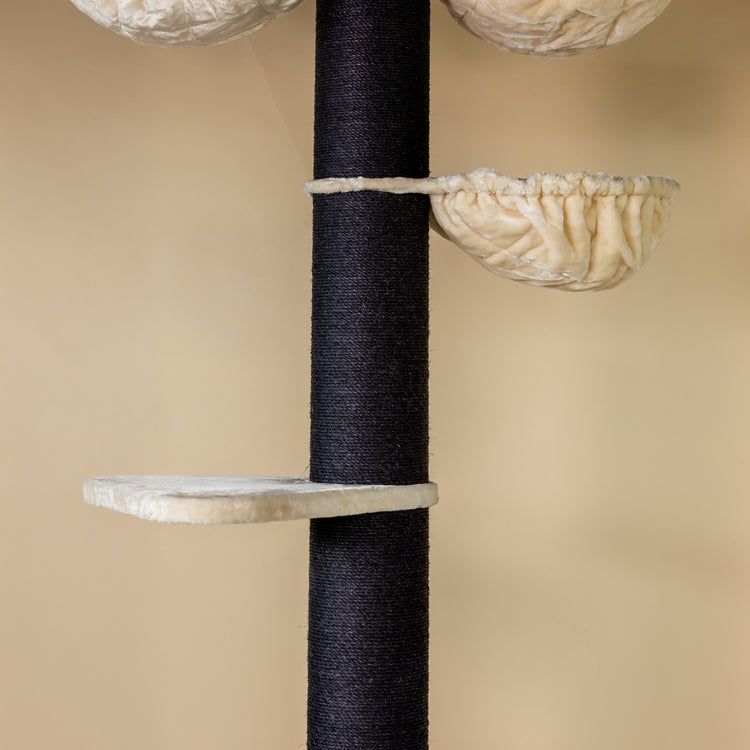 Cat Tree Maine Coon Tower Blackline Plus (Cream) 275-295 cm