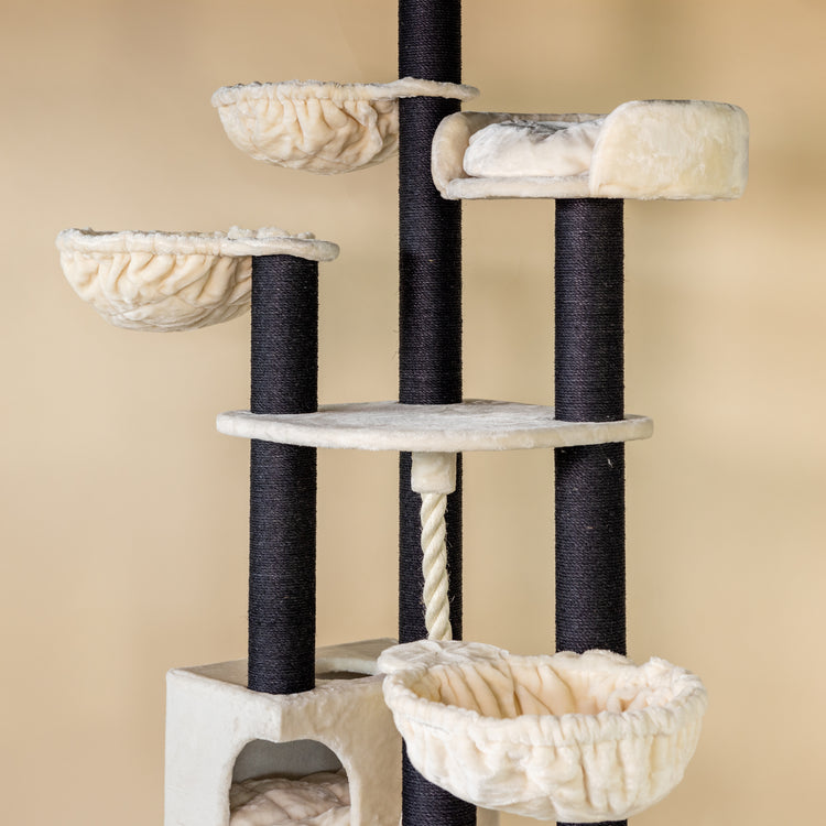 Cat Tree Catdream de Luxe Blackline (Cream)