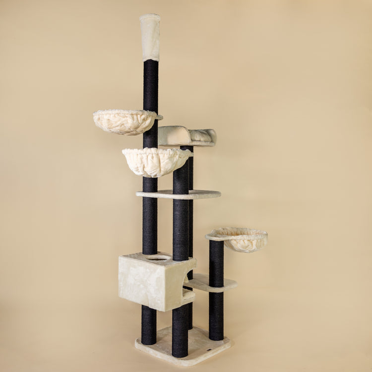 Cat Tree Catdream de Luxe Blackline (Cream)
