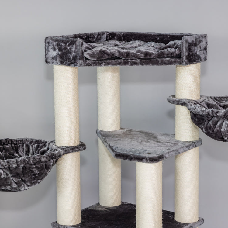 Cat Tree Corner Coon (Dark Grey)